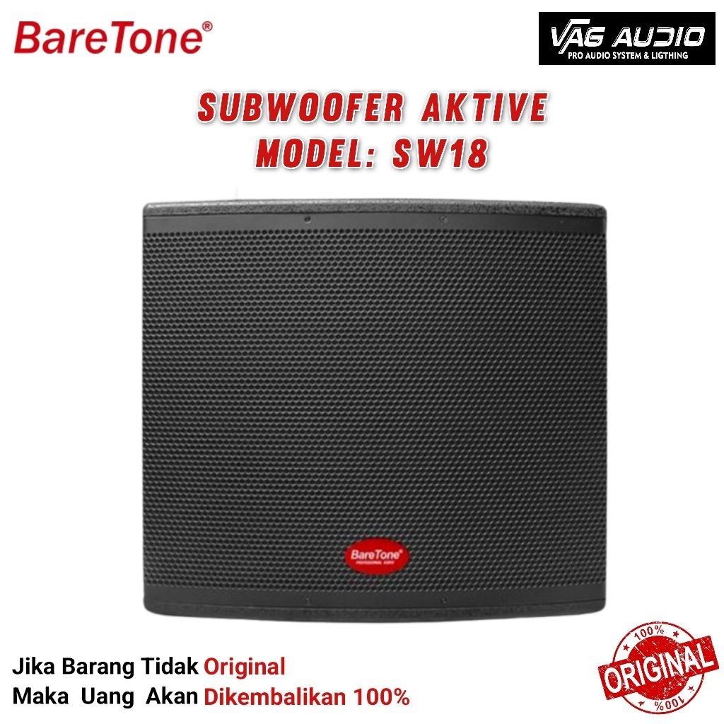SUBWOOFER AKTIVE BARETONE SW18