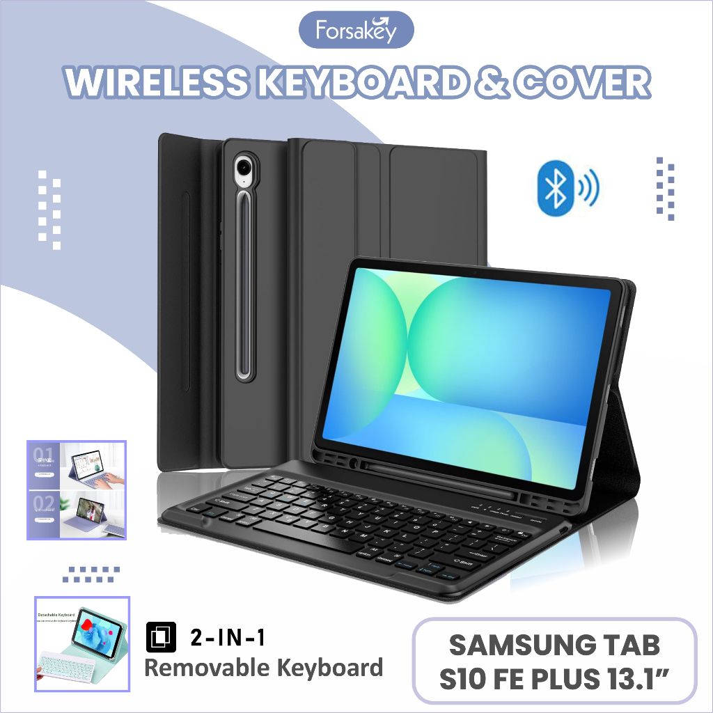 ( CASE KEYBOARD MOUSE ) Samsung Galaxy Tab S10 FE Plus 13.1 Inch FE+ Tablet Wifi 5g 2025 X620 X626 W