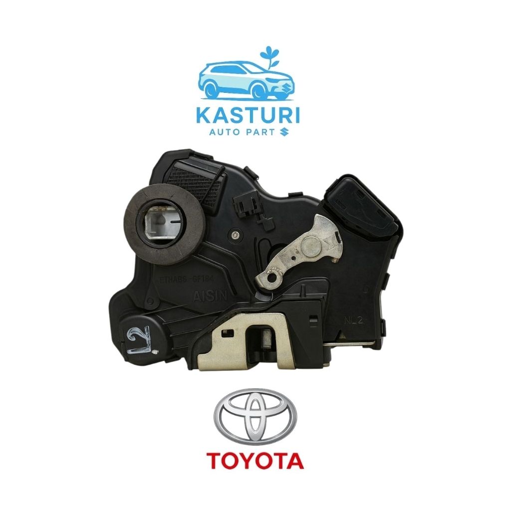 Door lock assy pintu depan mobil toyota innova fortuner hilux alphard 2008-2012 camry vios gen 1 rus