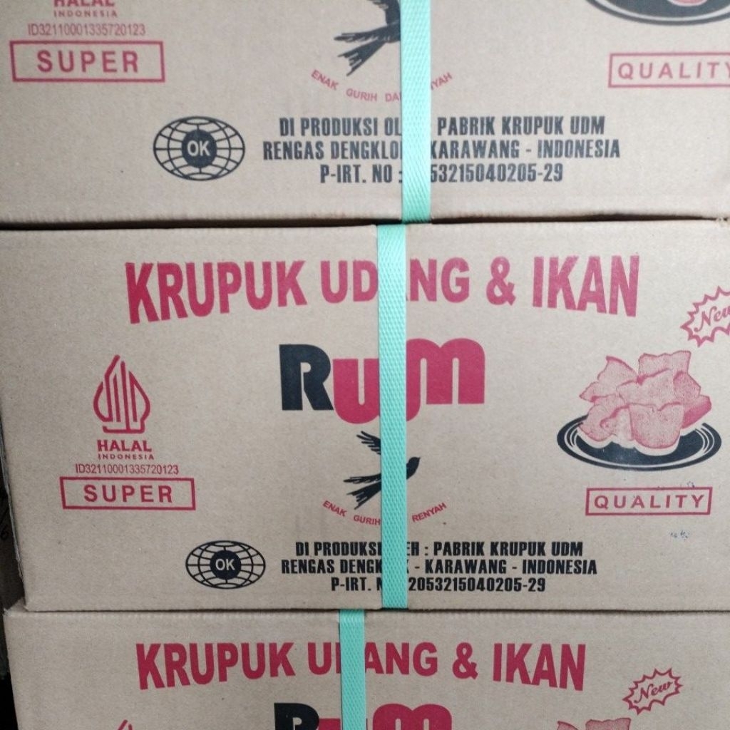 

Kerupuk udang RWM walet model mede