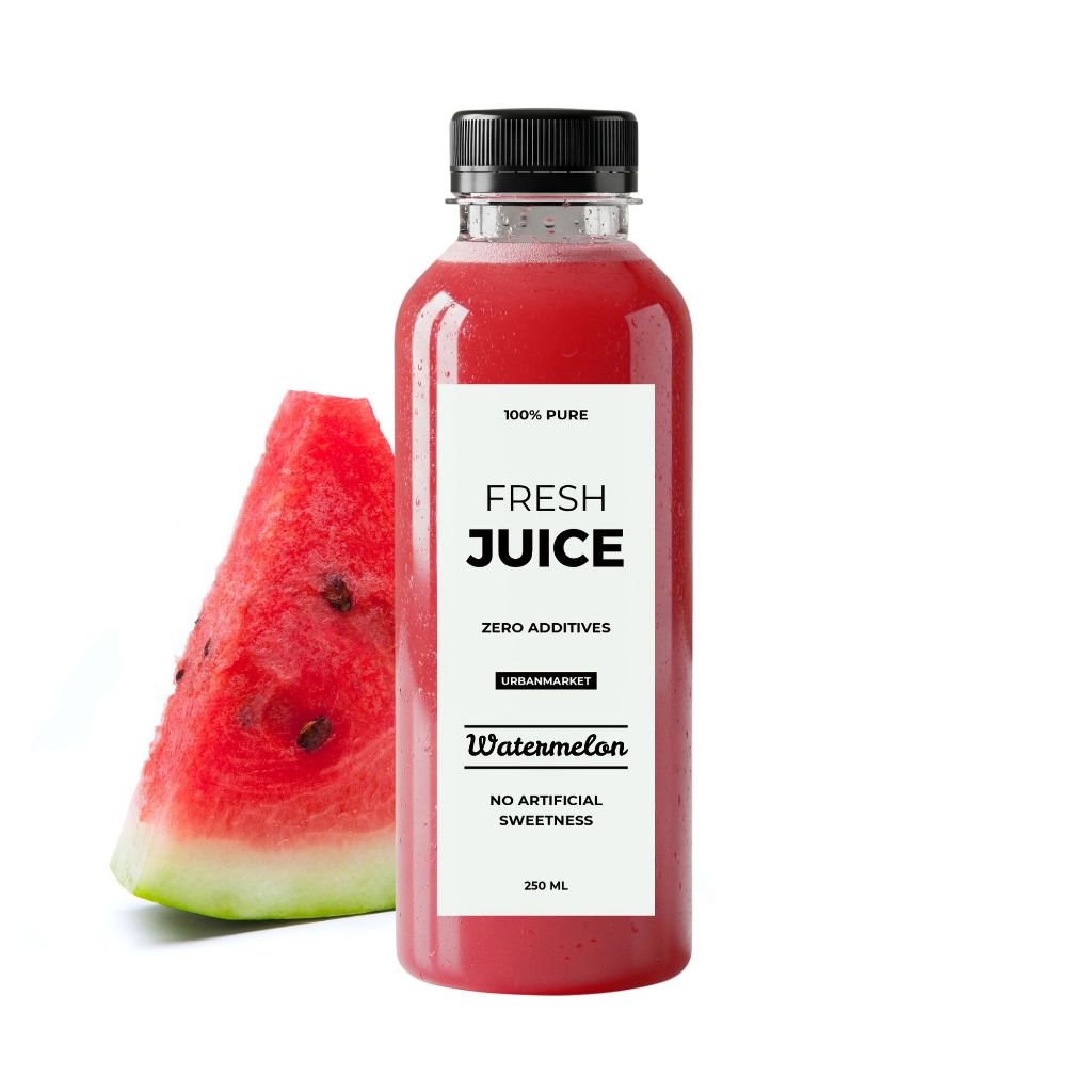 

Jus Semangka Segar Cold Pressed 250 ml – 100% Buah Asli, Murni Tanpa Gula Tambahan