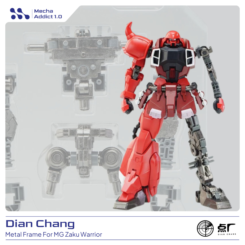 Metal Inner Frame For MG Zaku Warrior/Gunner/Phantom/Blaze by Dian Chang