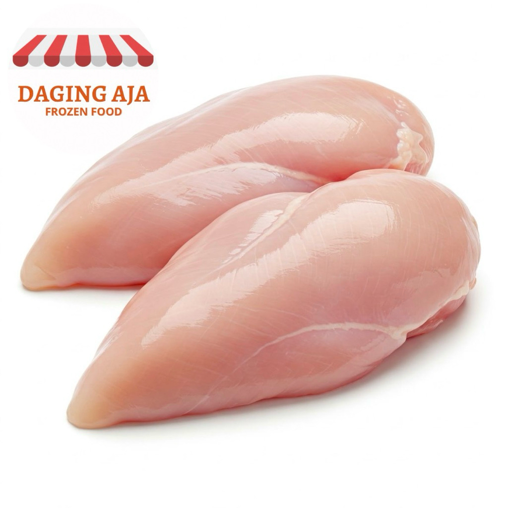 Fillet Dada Ayam Boneless Frozen (berat sekitar 2kg - 2.5kg perpack)