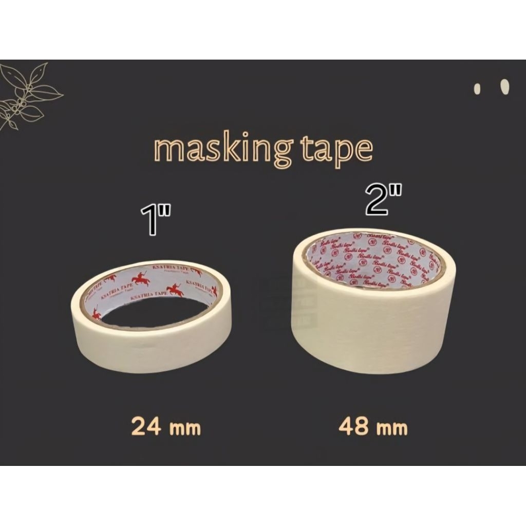 

PAJERO MASKING TAPE 23 mm / 46 mm 10 yards