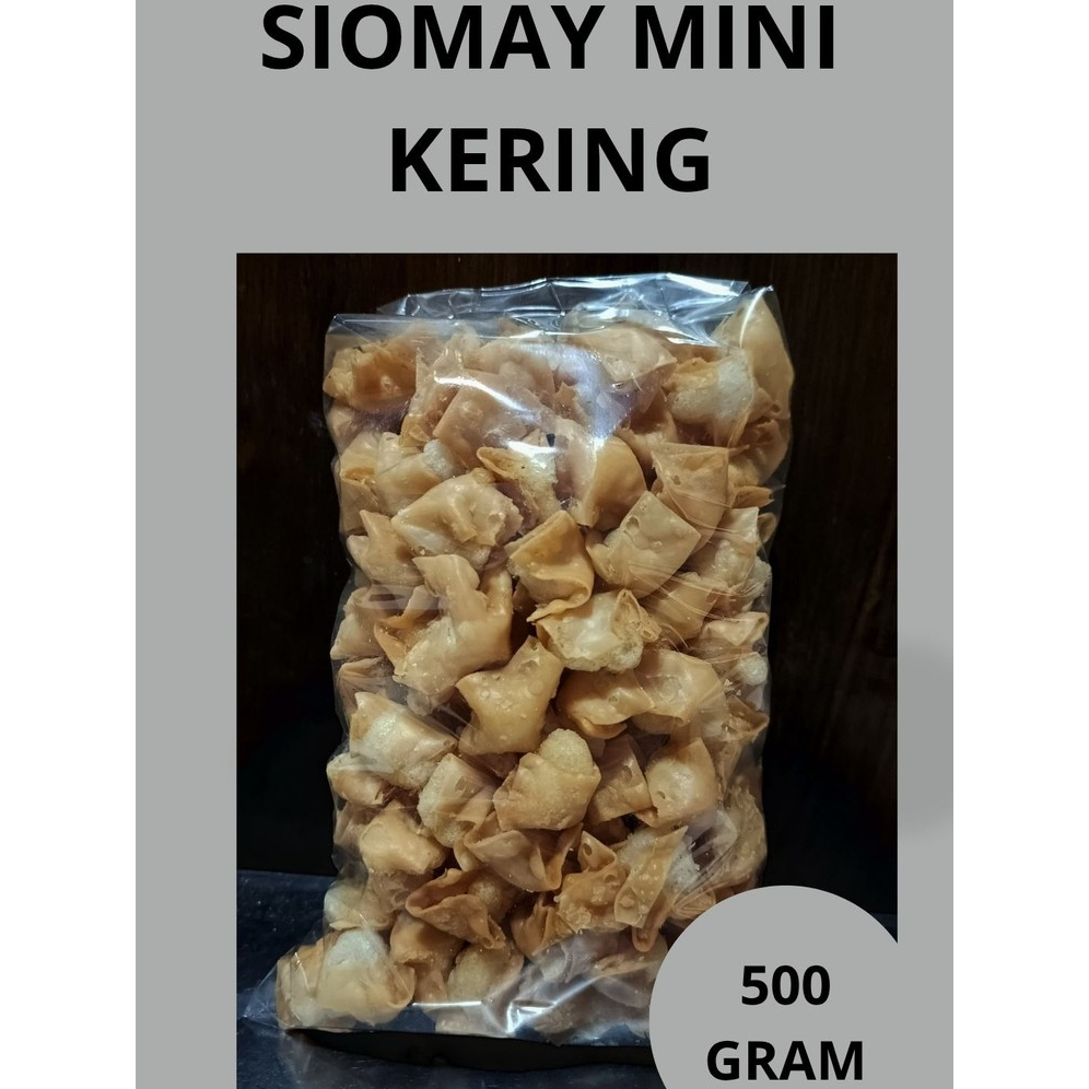 

Siomay mini kering 500gram cocok buat di jadiin cemilan