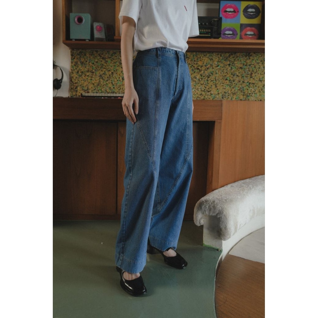 Maven Callum Denim Pants in Classic Blue (size L-XL)