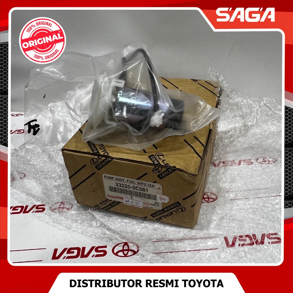 SAGA | Motor Pompa Bensin Innova, Fortuner & Hilux 2005-2015 Pompa Bensin Sama Filter New Original G