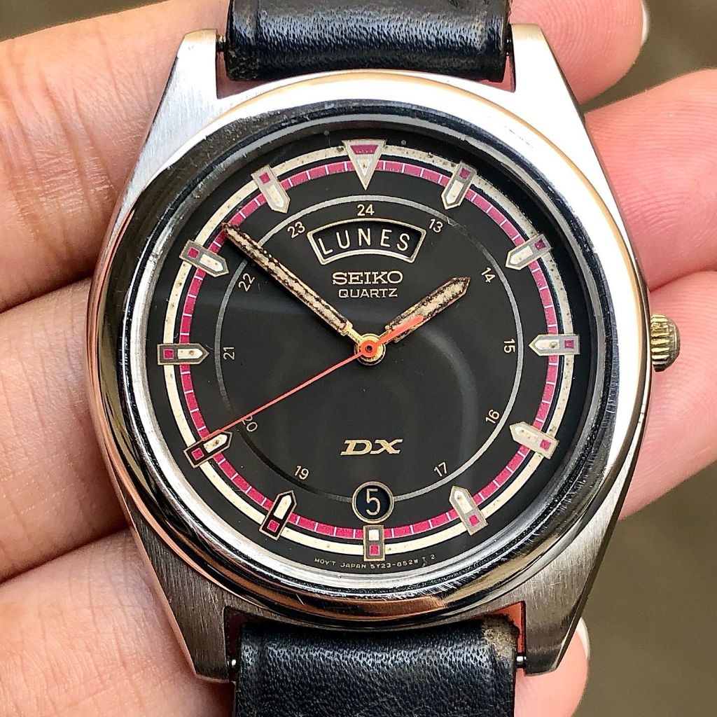 Seiko DX Quartz Presedent Rare Japan 5Y23-8230