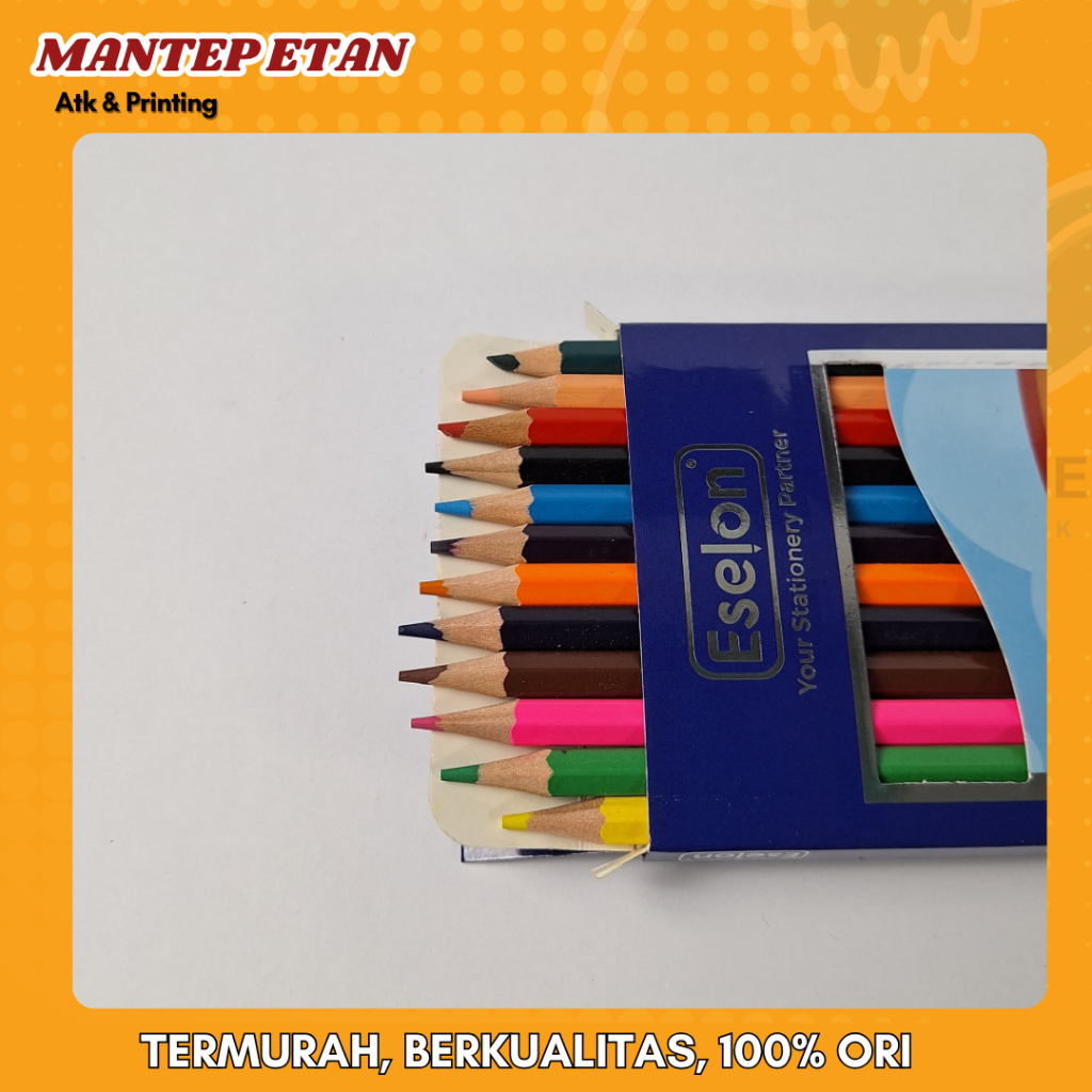 

PENSIL WARNA ESELON 12 WARNA. KUAT DAN BERKUALITAS