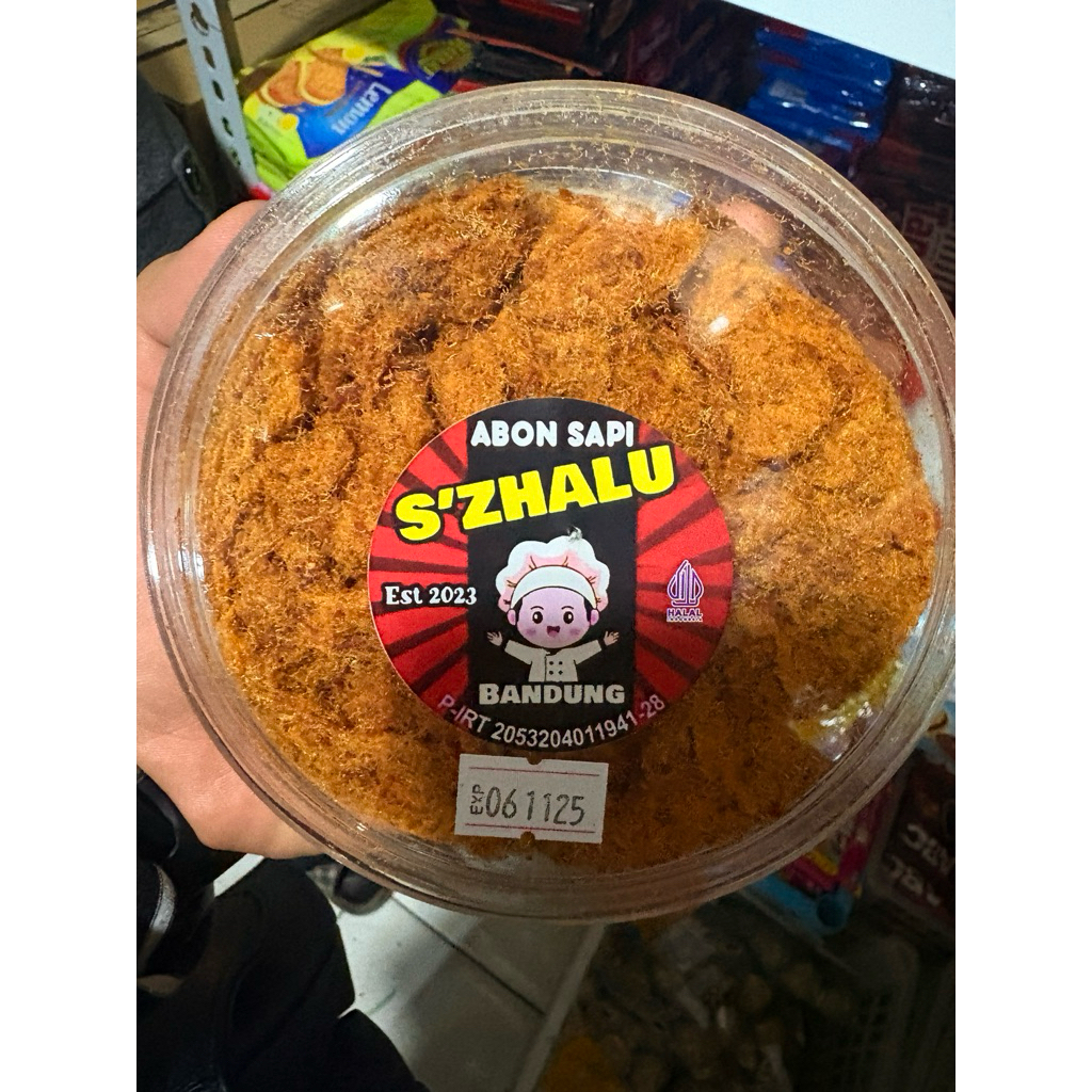 

abon sapi szhalu expired lama dan terbaru 140gram bandung
