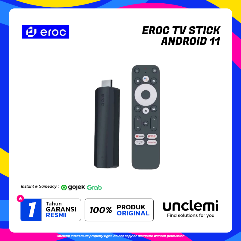 EROC TV Stick Android 11 - Full HD - WIF
