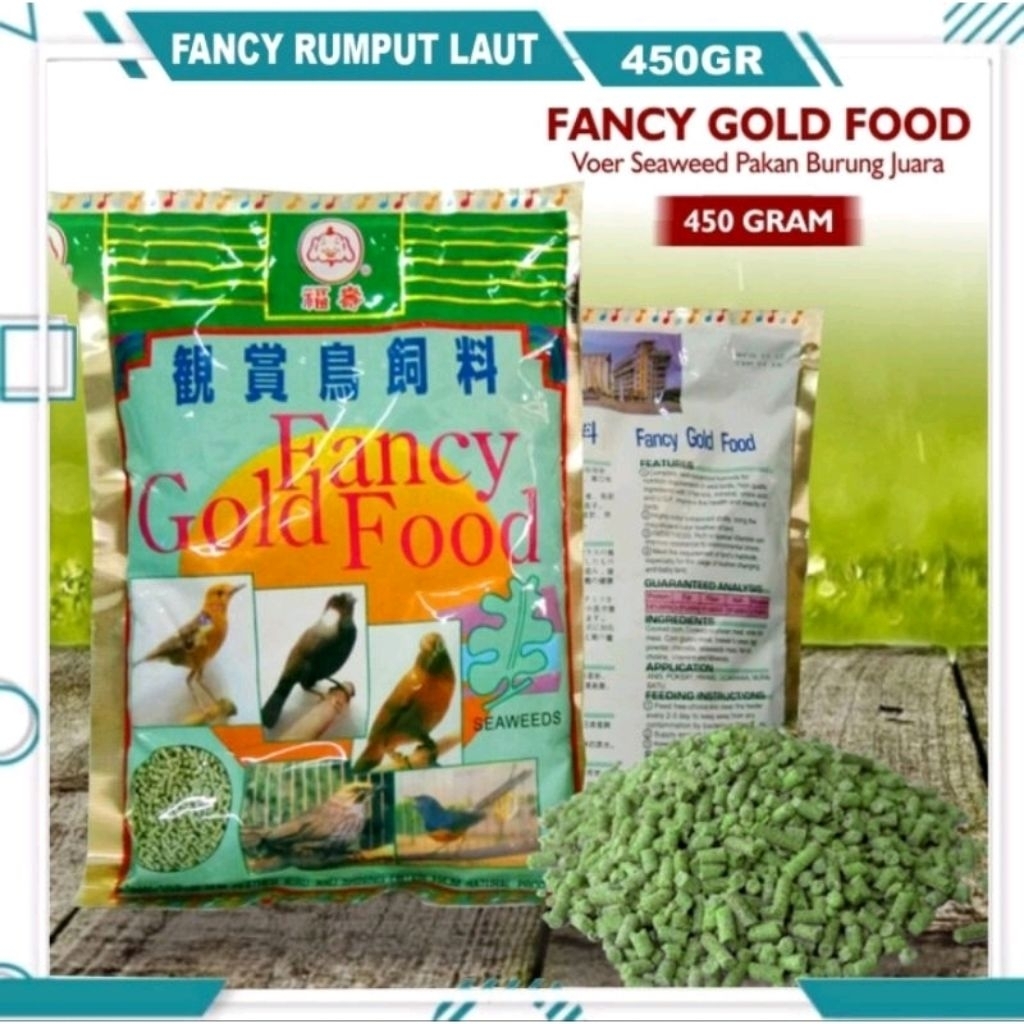 0FANCY GOLD FOOD SEAWEET PAKAN MAKANAN BURUNG PUR VOER FANCY GOLD
