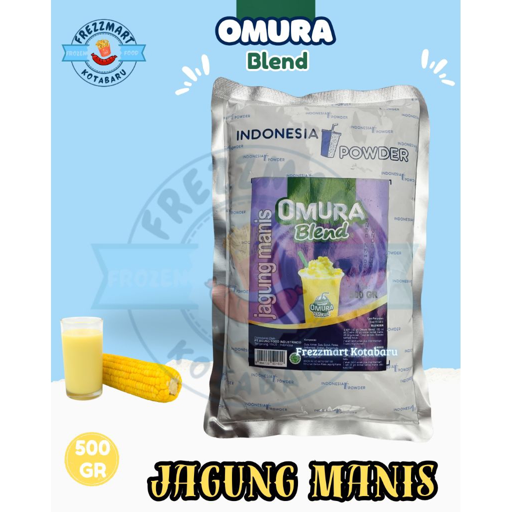 

Omura Blend Bubuk Minuman Serbuk Rasa Jagung Manis 500 Gr Frezzmart Kotabaru