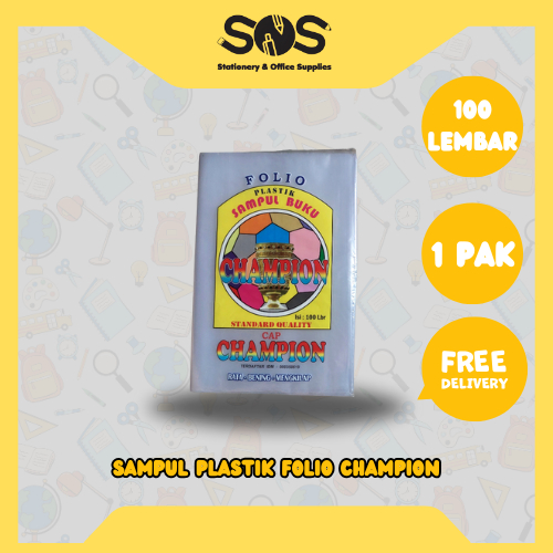 

Sampul Plastik Folio Champion 1 pak