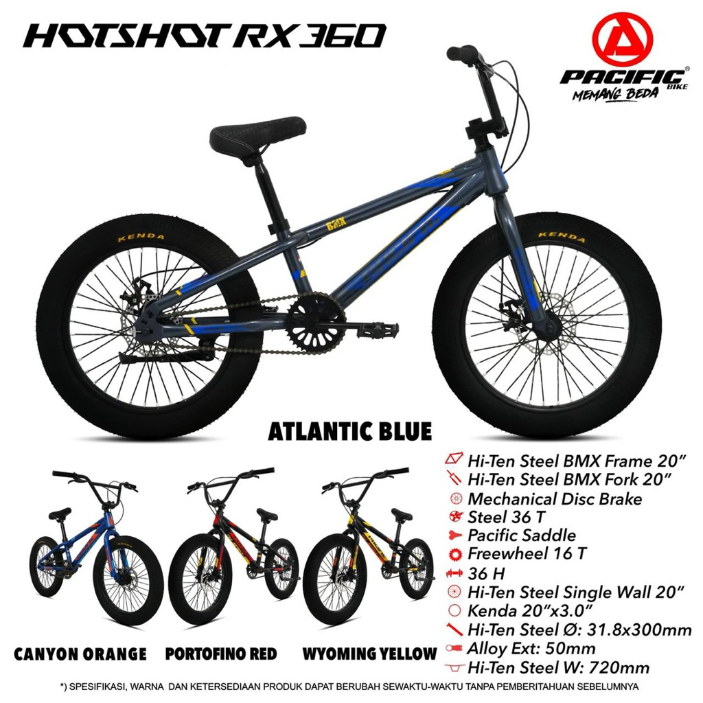 Sepeda BMX 20 Pacific Hotshot RX 360 Discbrake