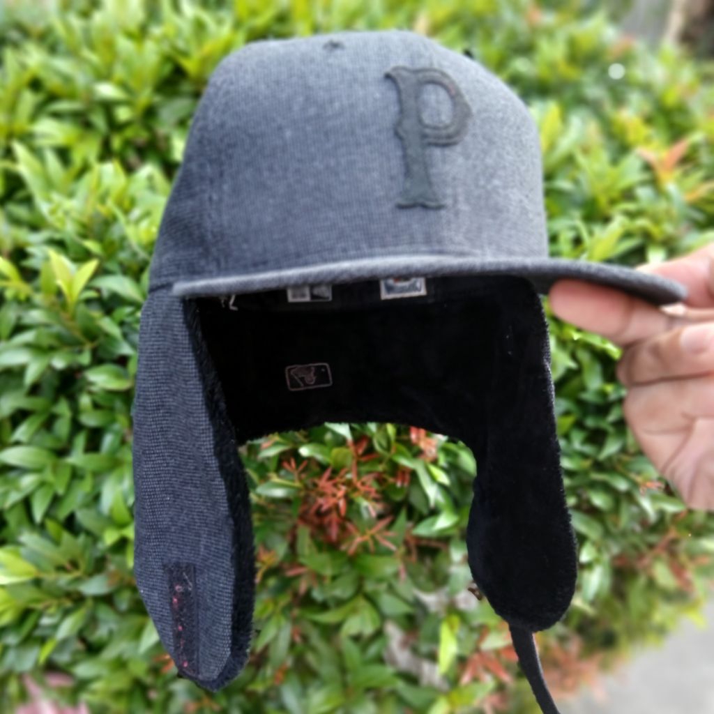 Topi New Era 59Fifty Pittsburgh Pirates Dog Ear (Ear Flap Fitted 7 1/2