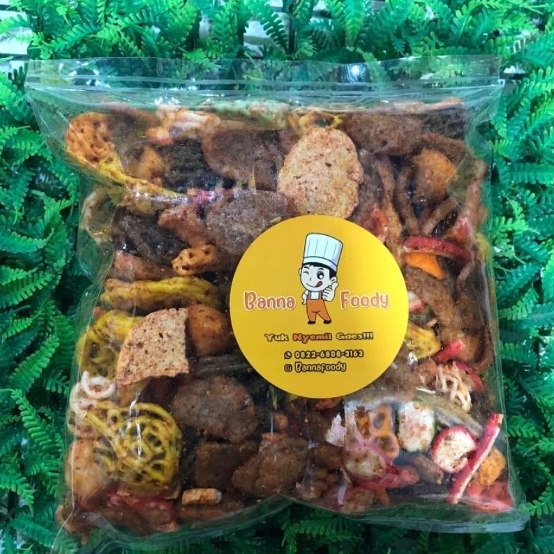 

KERUPUK SEBLAK MIX ISI 500 GRAM | BANNA FOODY