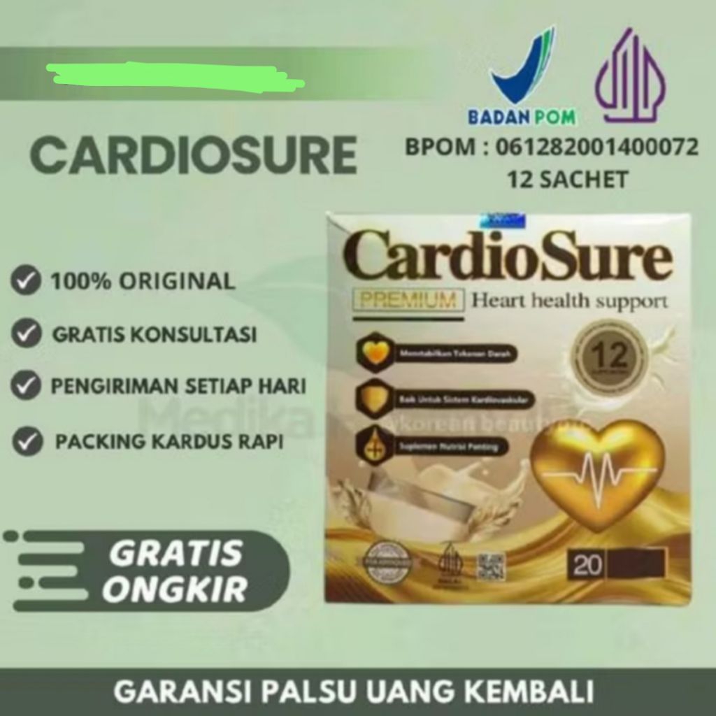 

Cardiosure Asli 100% Original Official Store Susu Premium Sachet Jantung Kolesterol Hipertensi Mall