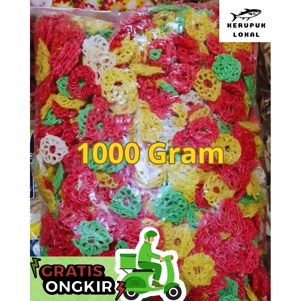 

aneka semua jenis kerupuk mentah/kerupuk mawar warna warni/kerupuk warna warni/krupuk warna warni/