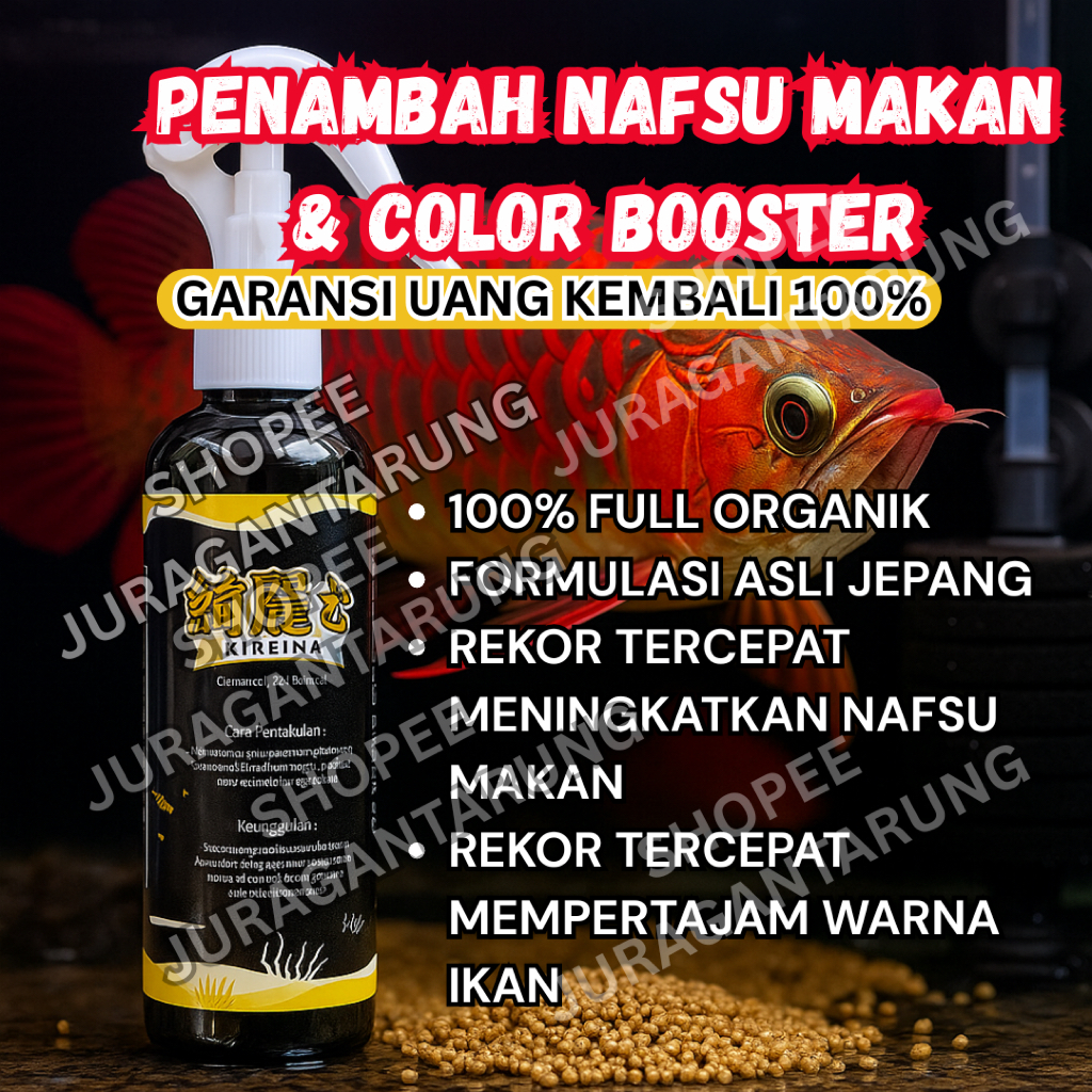 [10X LEBIH CEPAT],Vitamin Ikan Arwana,Vitamin Ikan Arwana Super Red,Vitamin Buat Ikan Arwana,Obat Vi