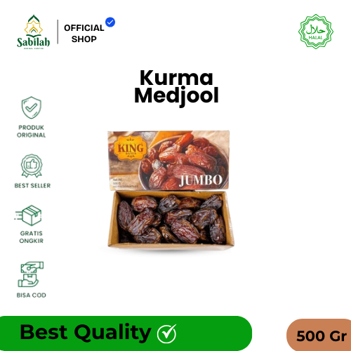 

OLEH OLEH HAJI DAN UMROH MEDJOL KING SUPER JUMBO KURMA 500GR I MEDJOL PALESTINE