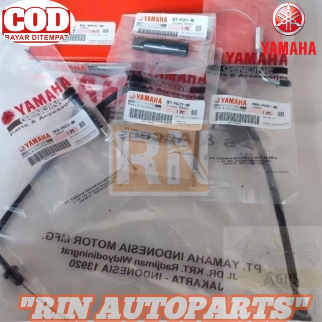 KABEL GAS SET F1ZR FIZR F1Z R FIZ R 4US-WF631-00 ORIGINAL YGP KABEL TALI GAS THROTTLE CABLE KIT KABE