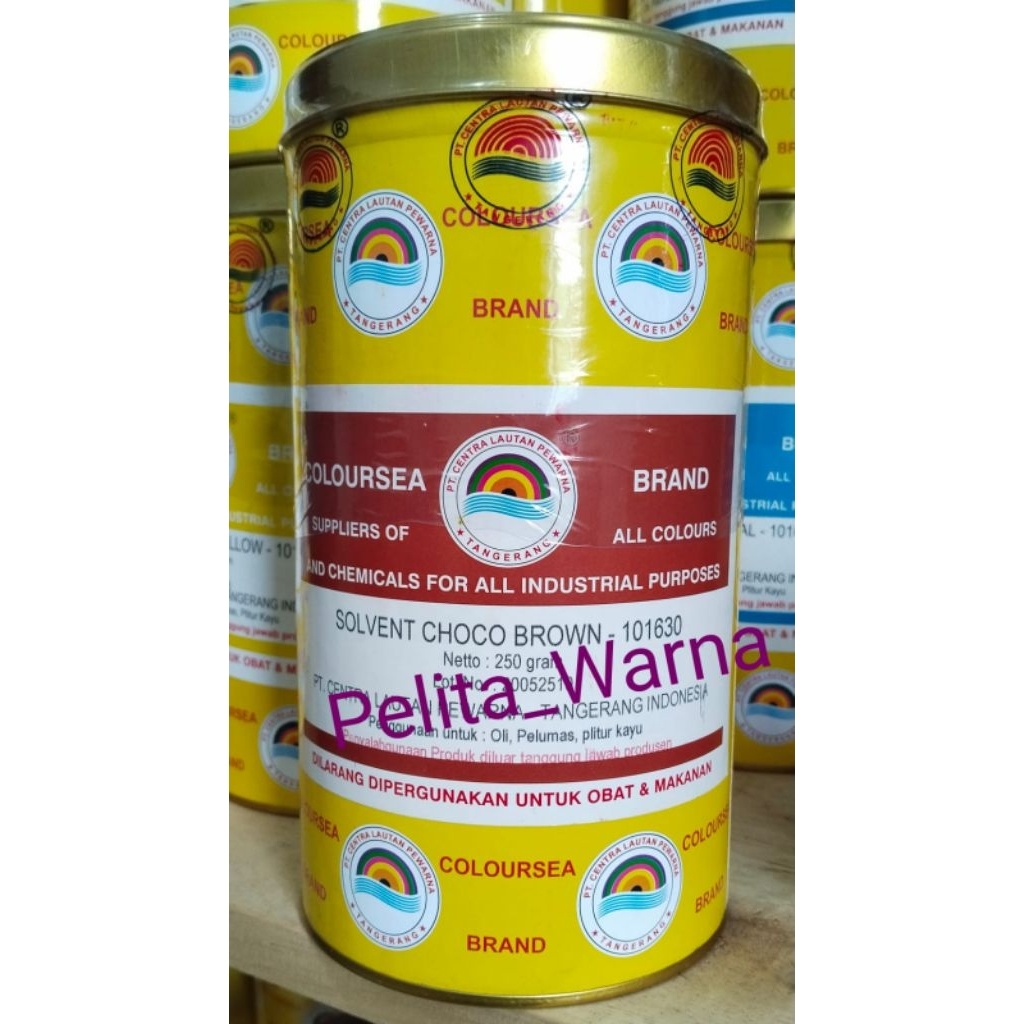 

DIJAMIN ORI !!! Pewarna larut minyak cokelat/Solvent mahogany new-101622 250gr merek coloursea