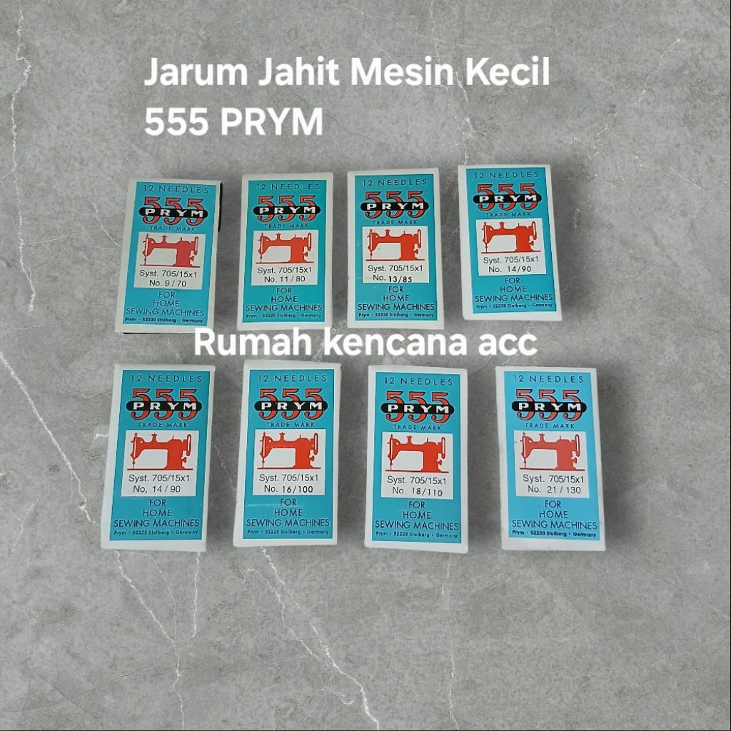 Jarum Jahit Mesin Kecil 555 PRYM