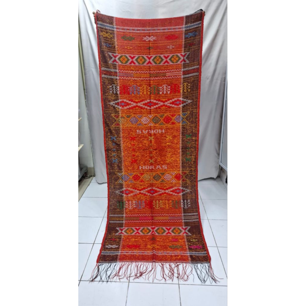 Ulos Sadum Tikar Motif Tumbul +Ulos Boru +Ulos sedang