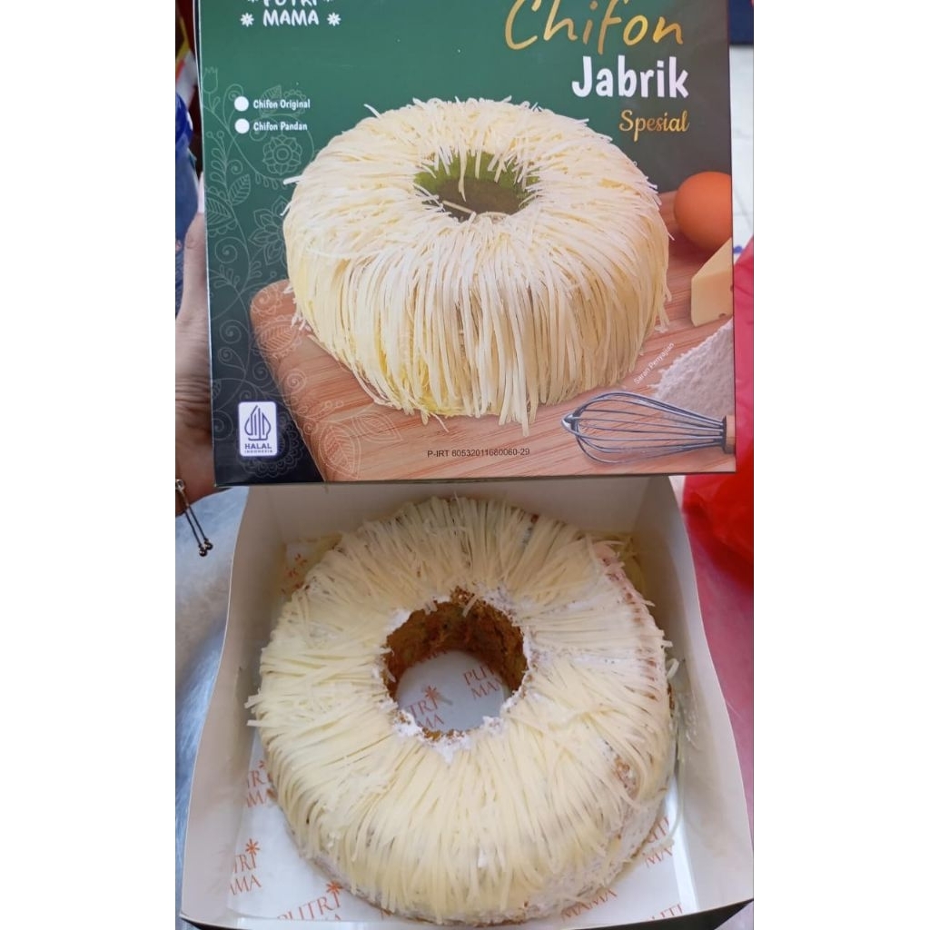 

CHIFON JABRIK SPECIAL PUTRI MAMA / CHIFON ORIGINAL / CHIFON PANDAN