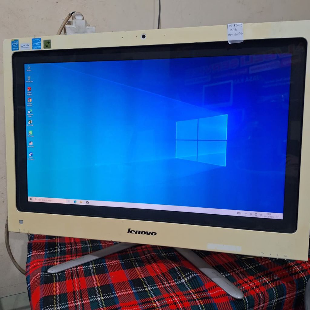 pc all in one lenovo core i5 gen 3 ram 4gb hdd 500gb touchreen