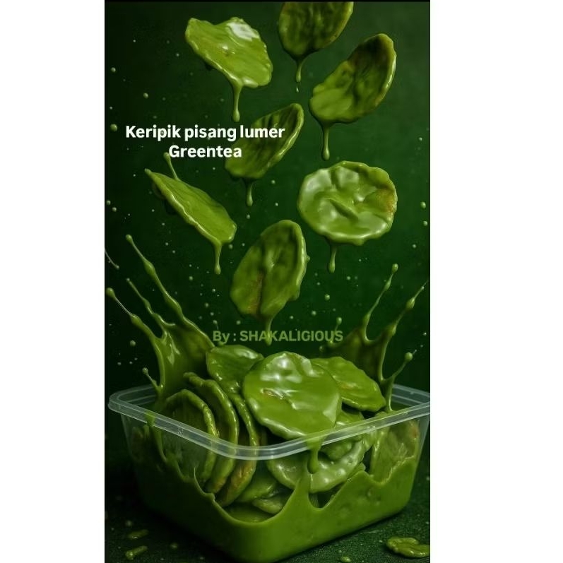 

Keripik pisang / keripik pisang lumer greentea