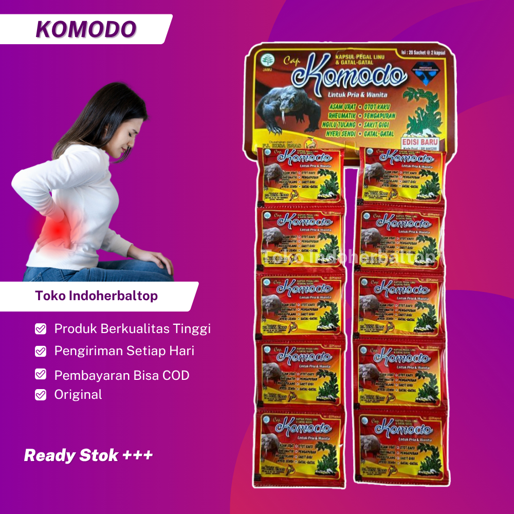 

Komodo Kapsul Original (Asam Urat)