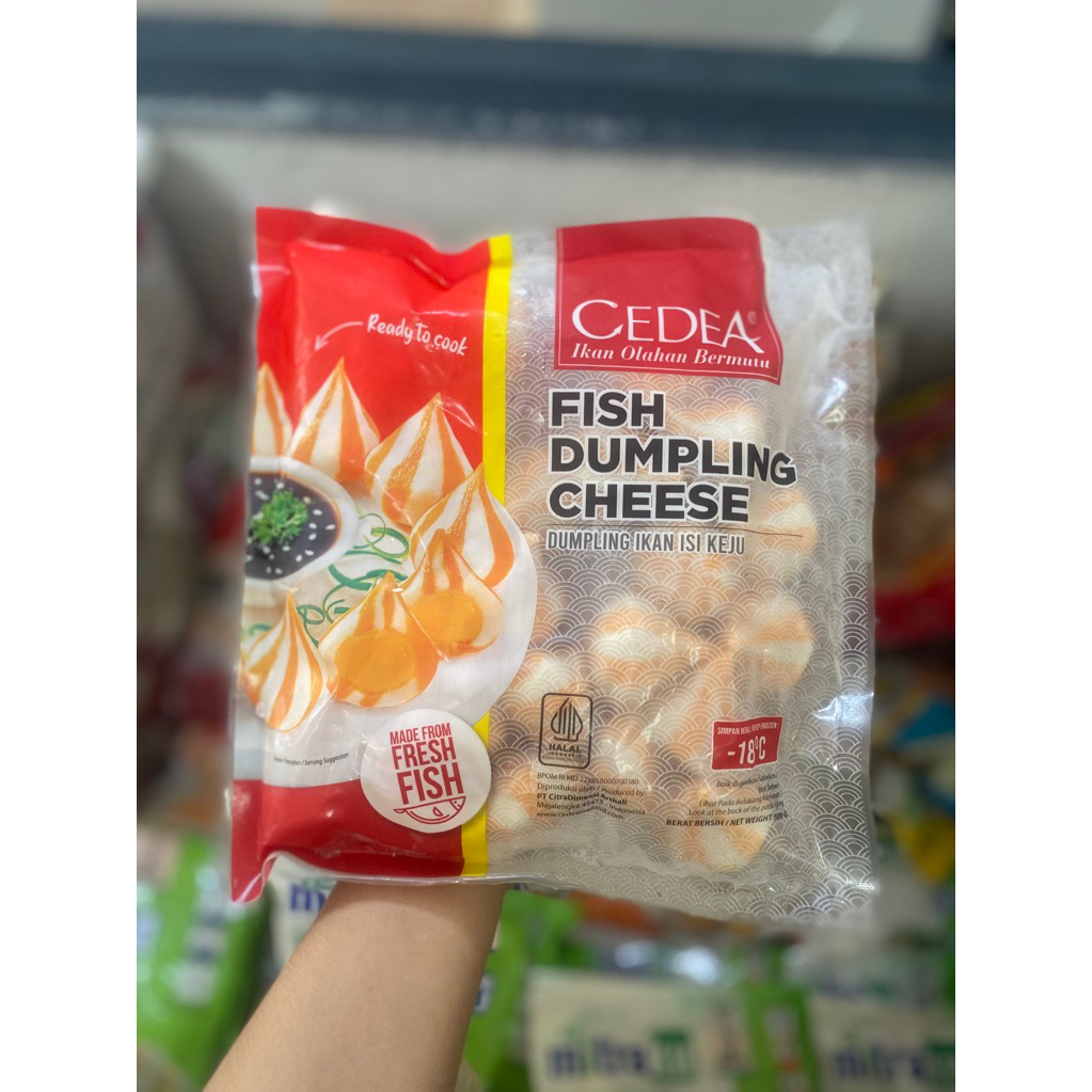 

CIDEA fish dumpling cheese 500gr / Dumpling keju frozen