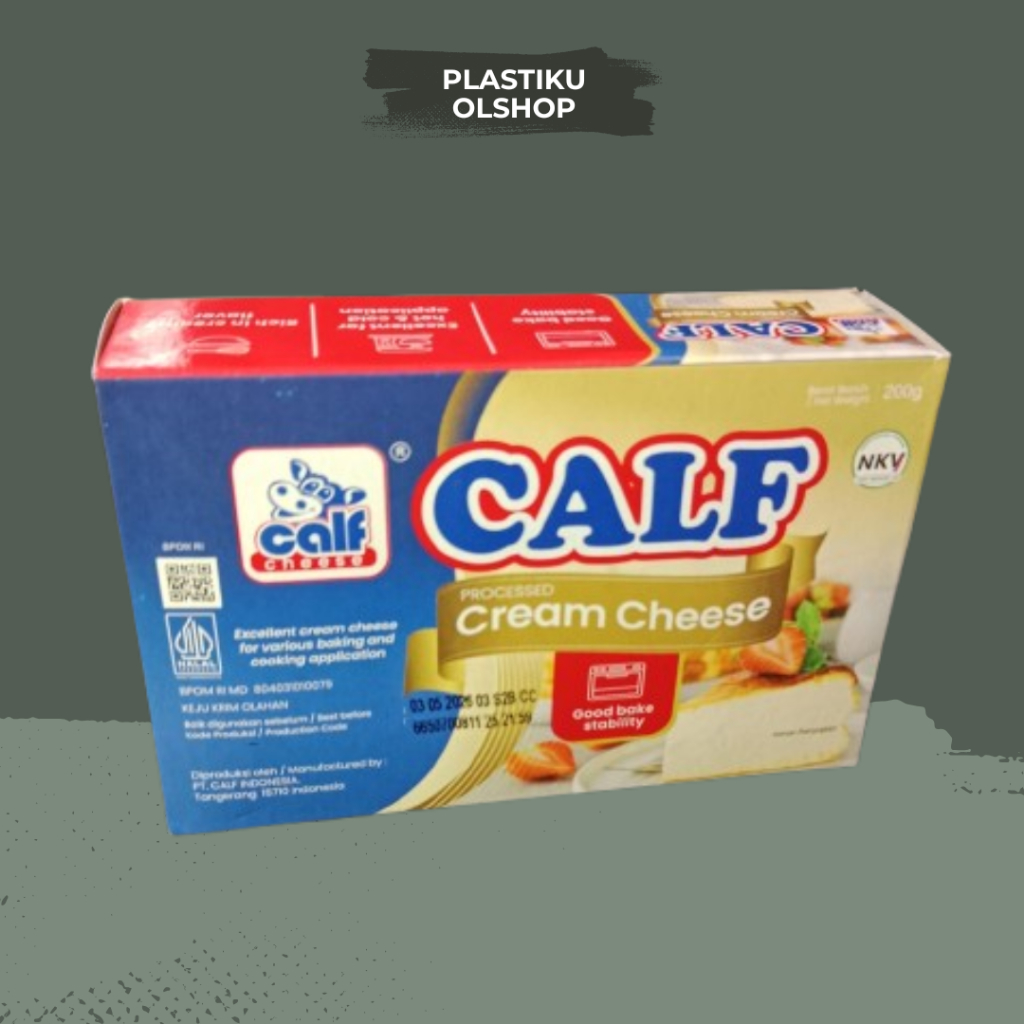 

Keju Cream Cheese Calf 200 Gram Cream Cheese