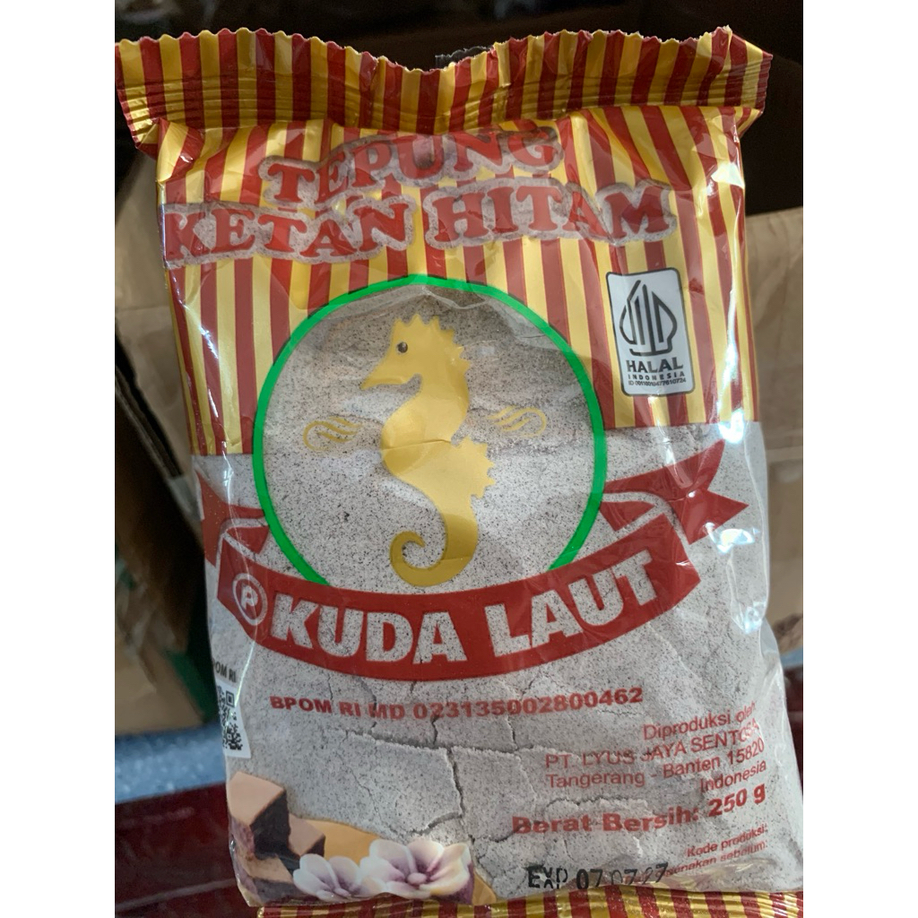 

Tepung ketan hitam kuda laut 250g
