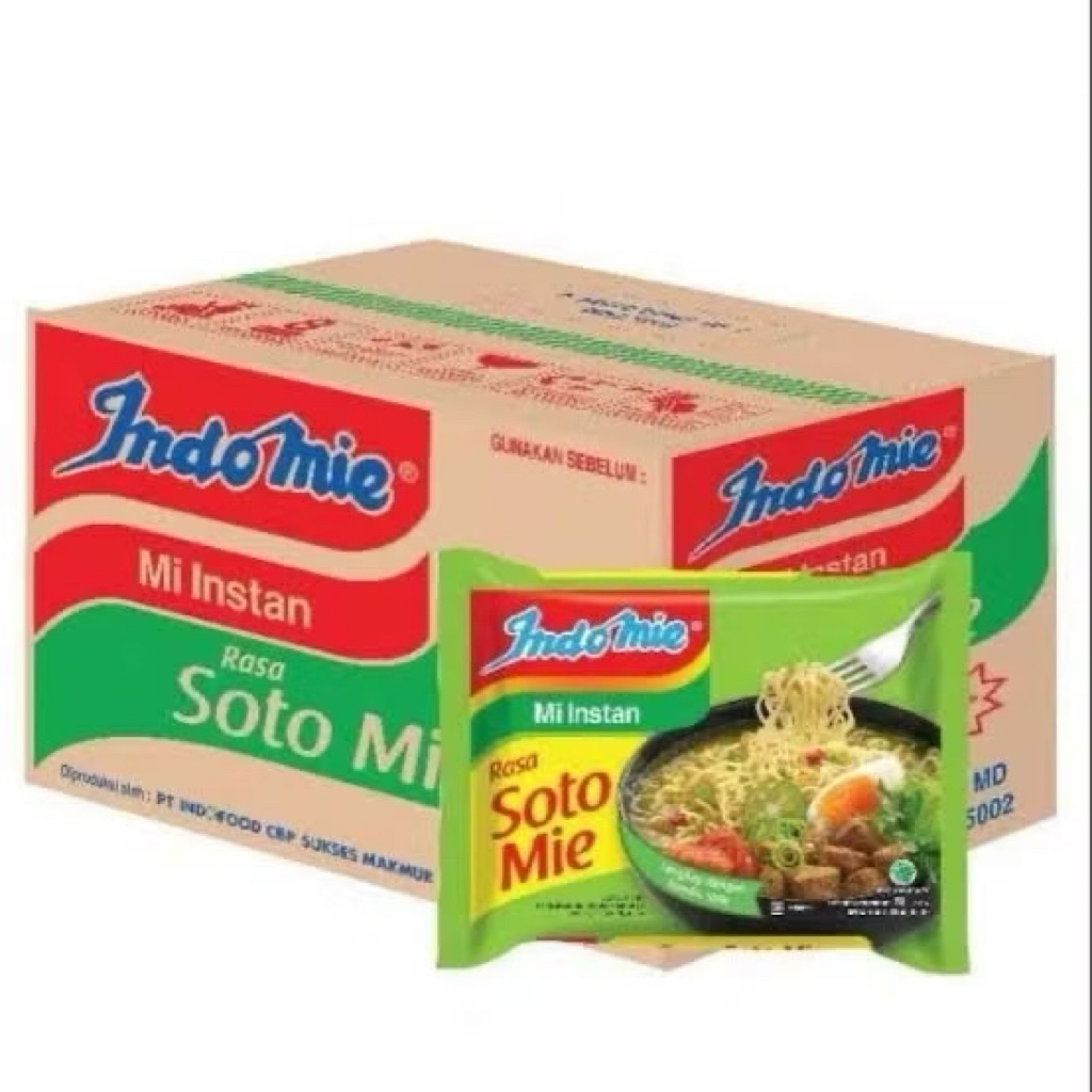 

Indomie Mie Instan Soto 70 gram isi 40 pcs