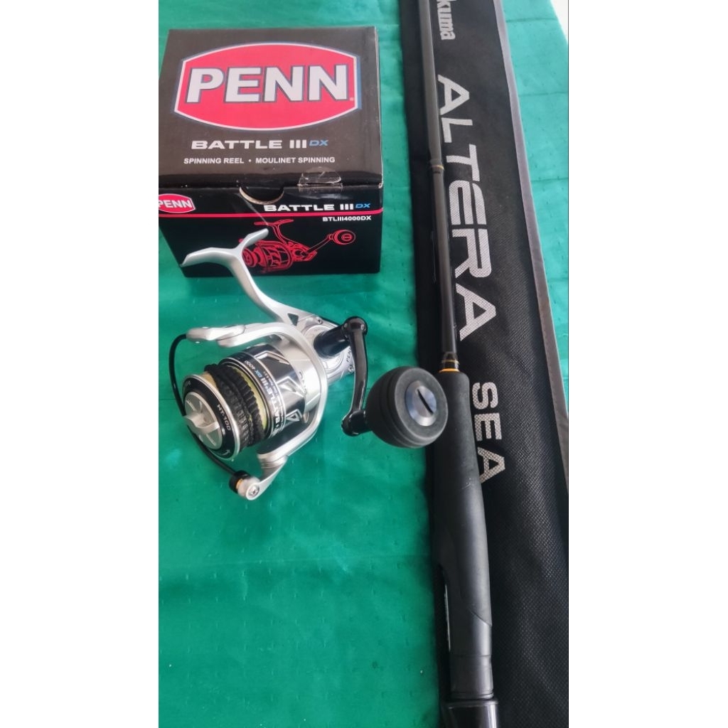 pancing shore jigging bekas / second PENN dan okuma