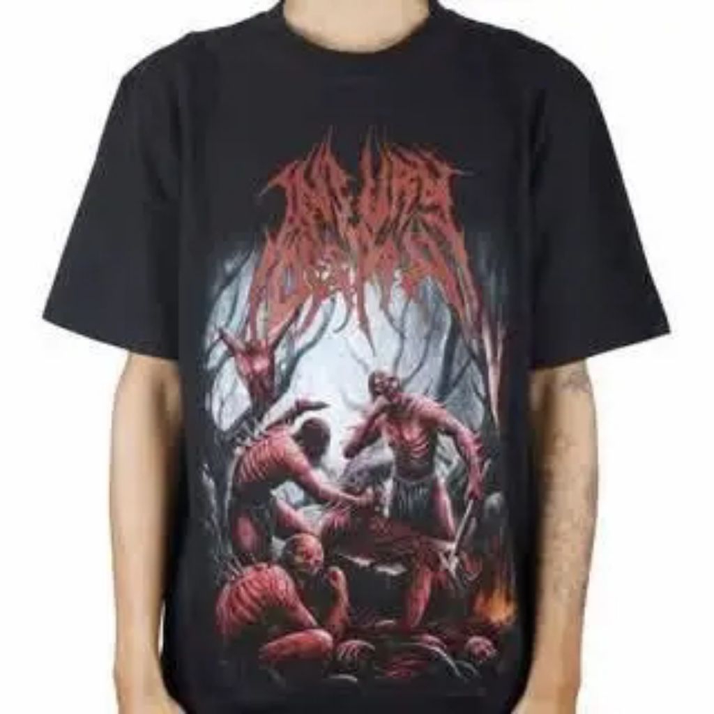 Injury Deepen - Heinous Tshirt / kaos band metal original