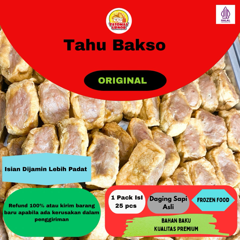 

Tahu Bakso Daging Sapi Asli Isi 25pcs Halal Premium
