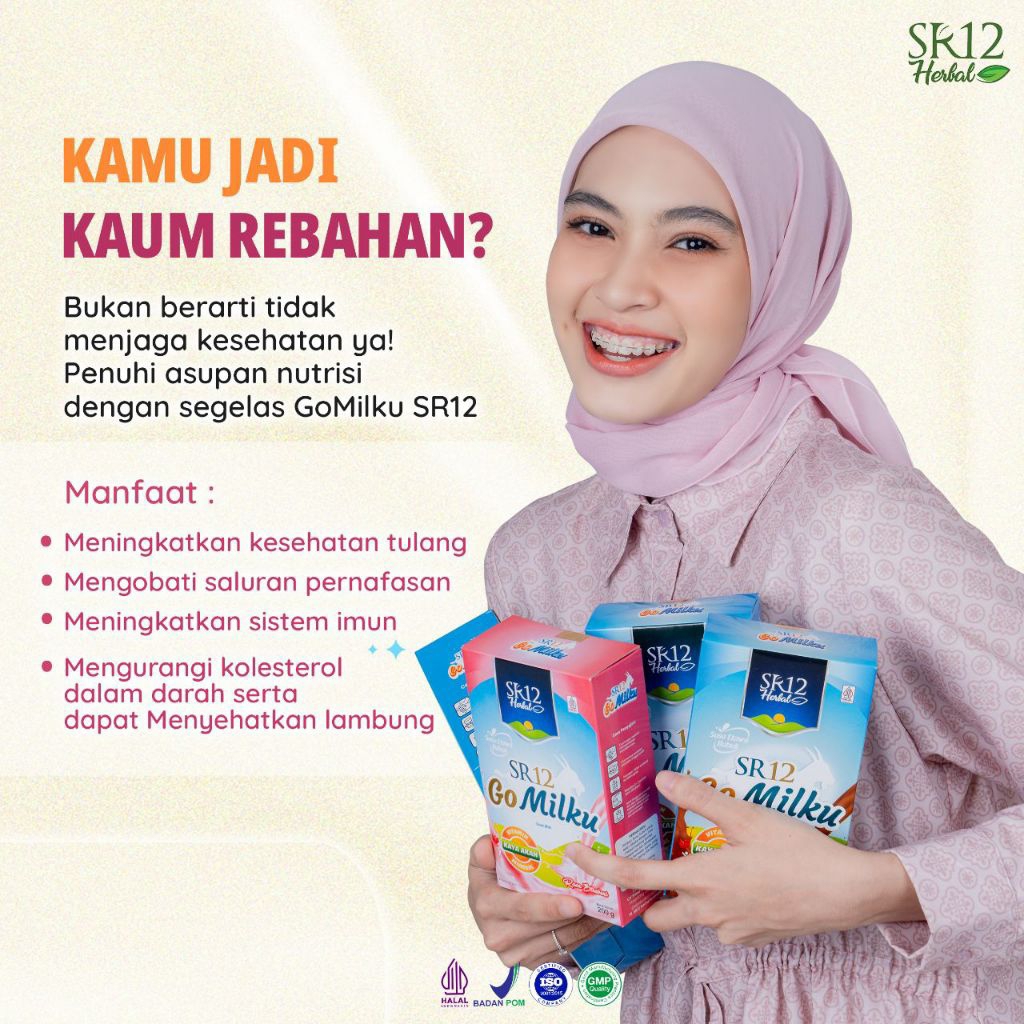 

Gomilku SR12 200g varian coklat, stroberi, original.