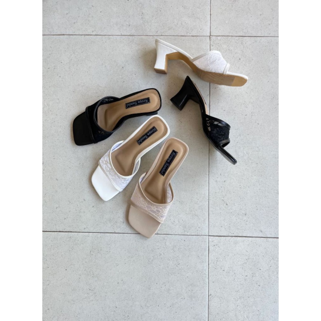 KROYA |TRICIA HEEL | SANDAL WANITA