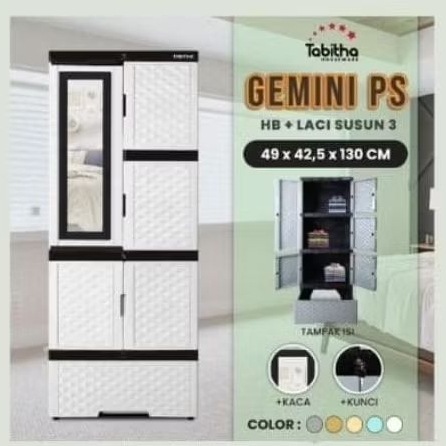 Almari Plastik Tabitha Mini Gemini