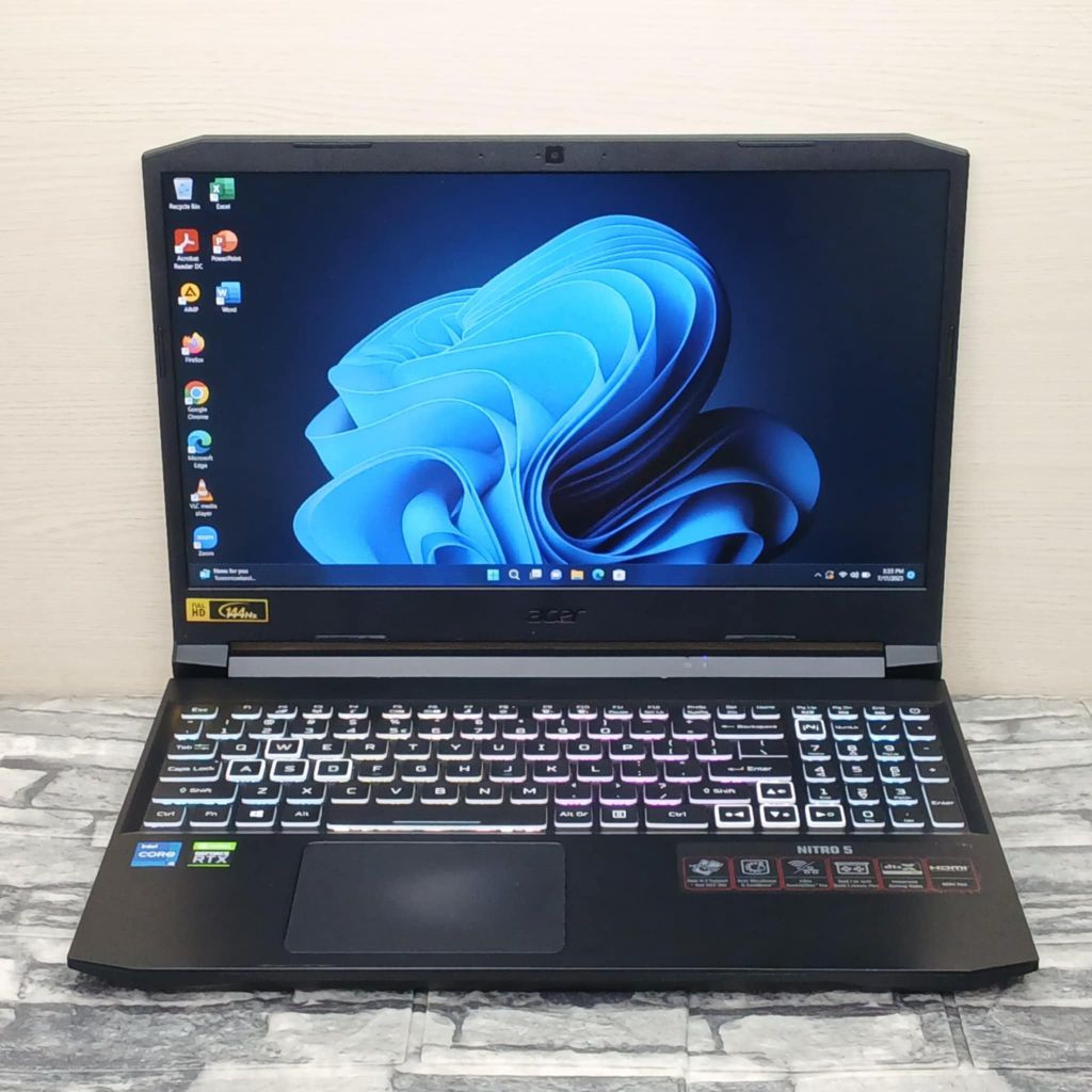 LAPTOP GAMING ACER NITRO AN515-57 INTEL CORE I5-11400H GEN 11 8GB SSD 512GB RTX 3050