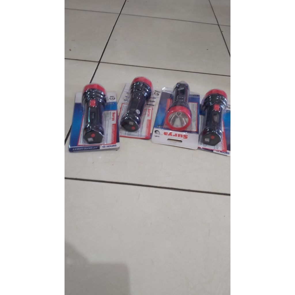 Senter Cas Surya Ultralite ULT T177 / ULT T1W 8LED Emergancy