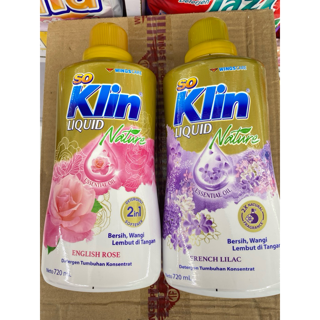 Soklin botol 720 ml all varian wangi bersih lembut
