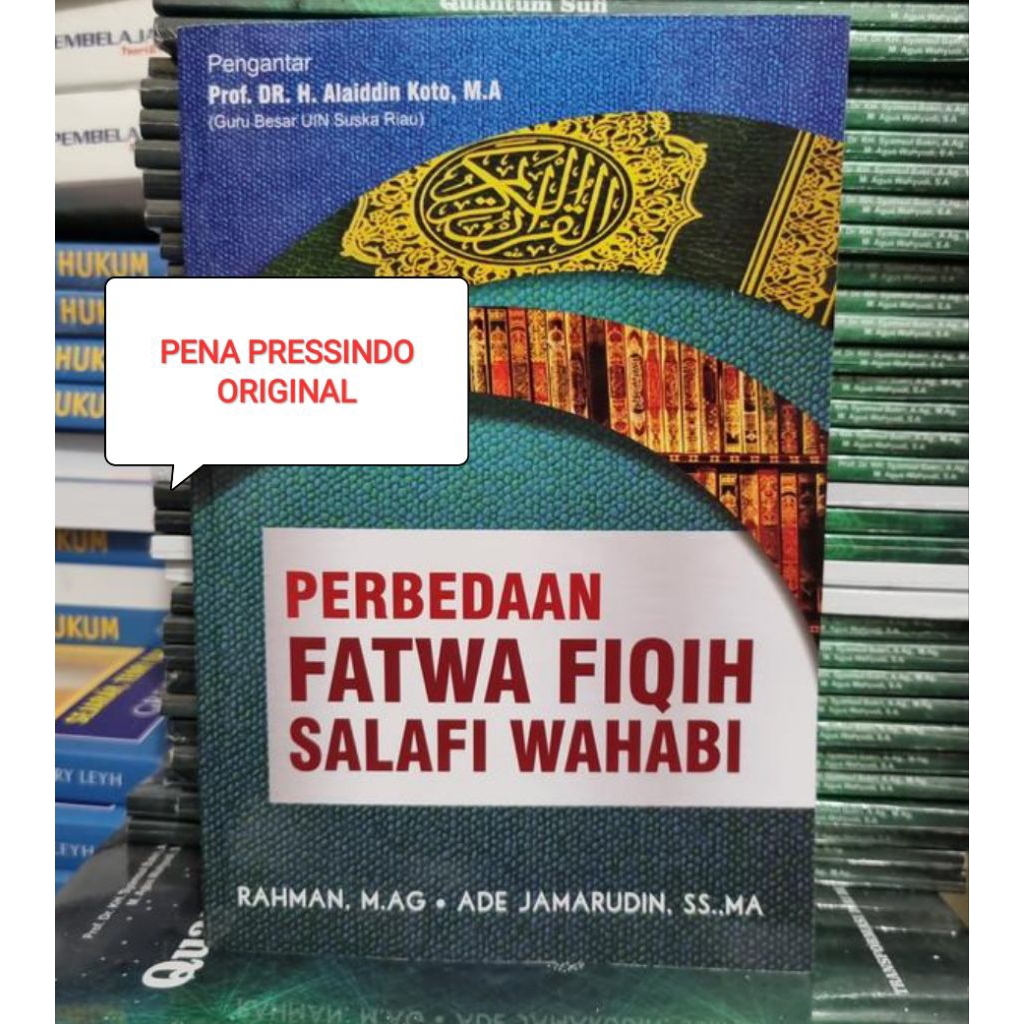 BUKU PERBEDAAN FATWA FIQIH SALAFI WAHABI - RAHMAN
