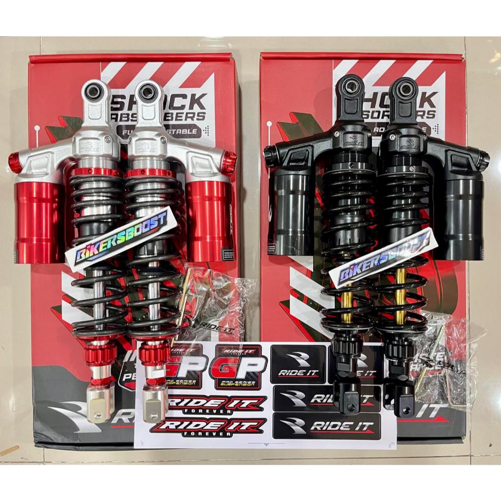 SHOCKBREAKER RIDE IT ORIGINAL GP HYPERLOOP DOUBLE KLIK FUNGSI AEROX 310MM NMAX 330MM PCX 160 365MM M