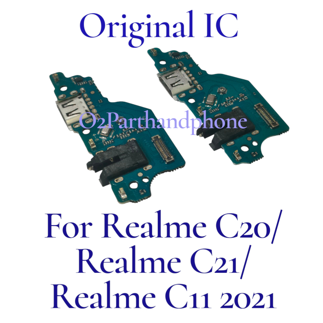 Papan Konektor Charger+Mic Realme C20/ Realme C21/ Realme C11 2021 ada IC