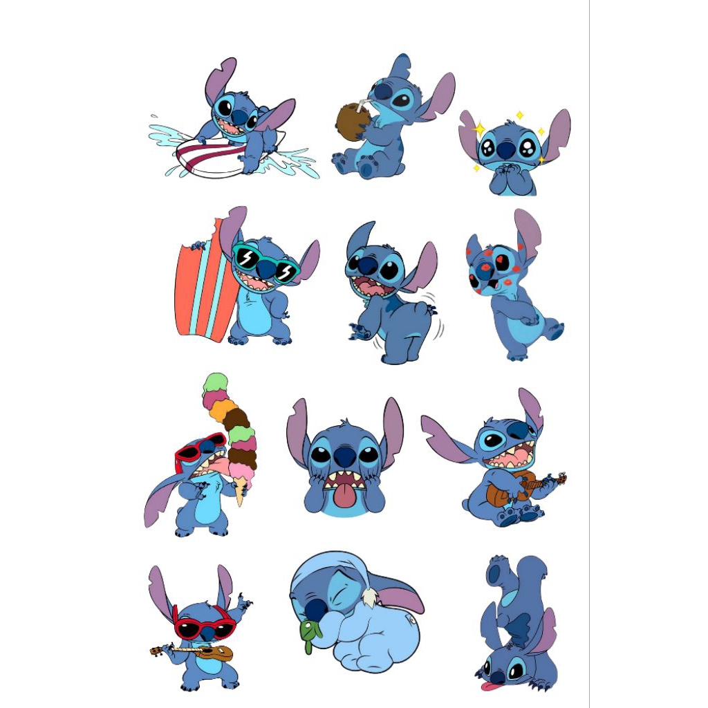 Stiker Lucu Karakter - Tempelan Laptop / HP Kawaii